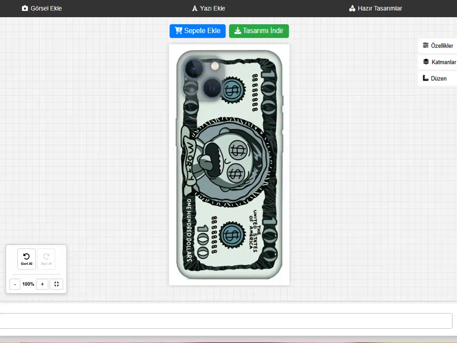 Kendin Tasarla — Baskılı Telefon Kılıfı