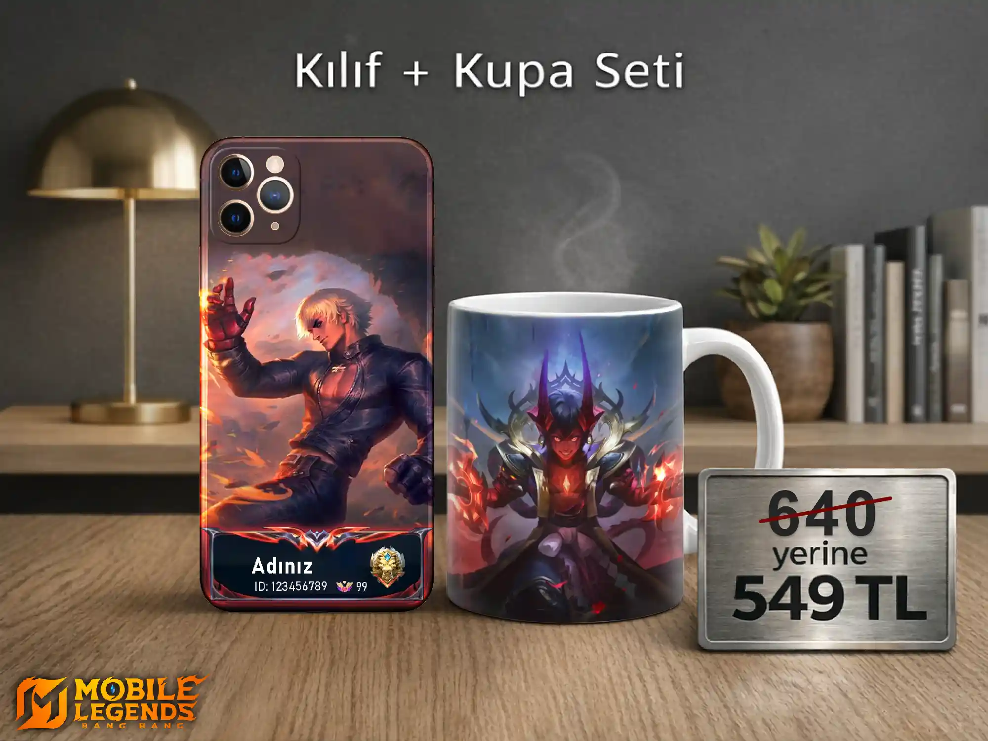 MLBB — Kılıf + Kupa Seti